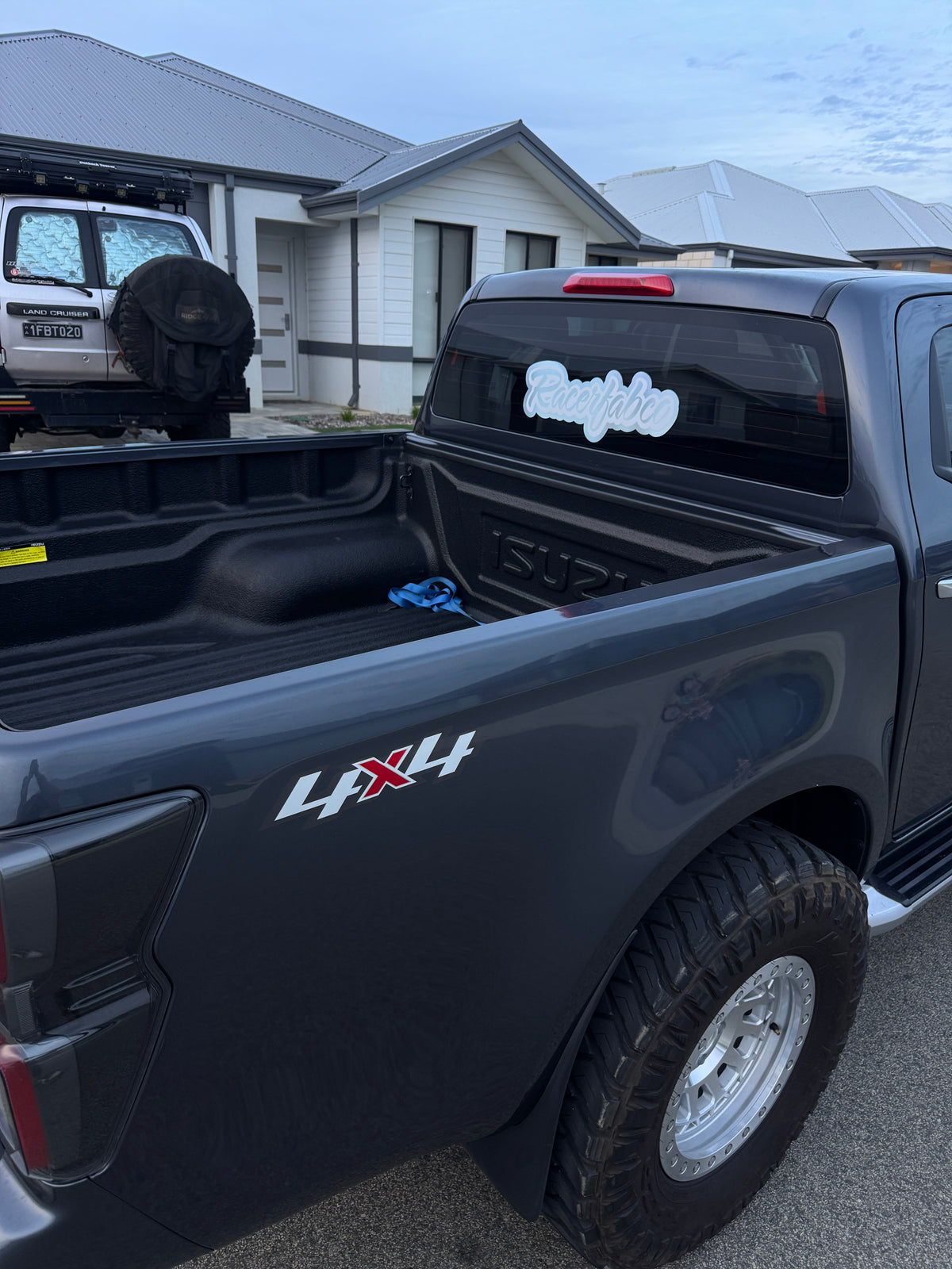 RACERFABCO Holographic Signature Sticker