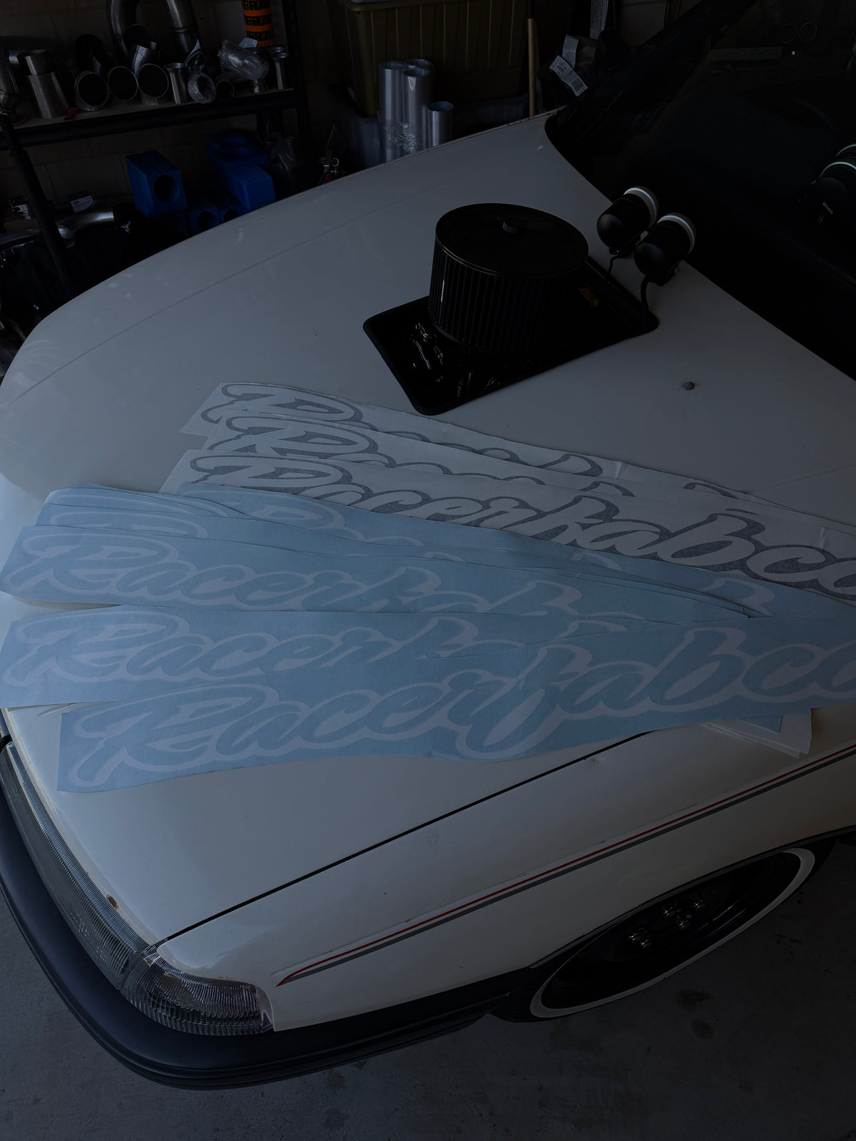 Racerfab door banner